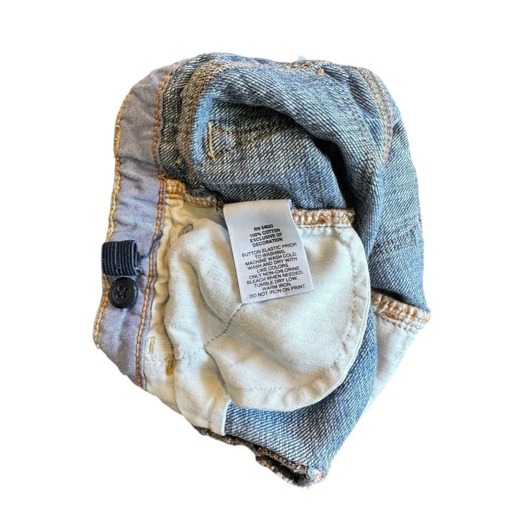 Baby Gap 1969 Girls Mini Jean Denim Skirt Size 2 Years Adjustable Waist